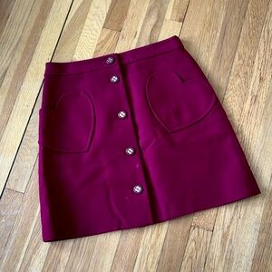 Kate Spade New York heart skirt - MINOR BLEMISH, see description
